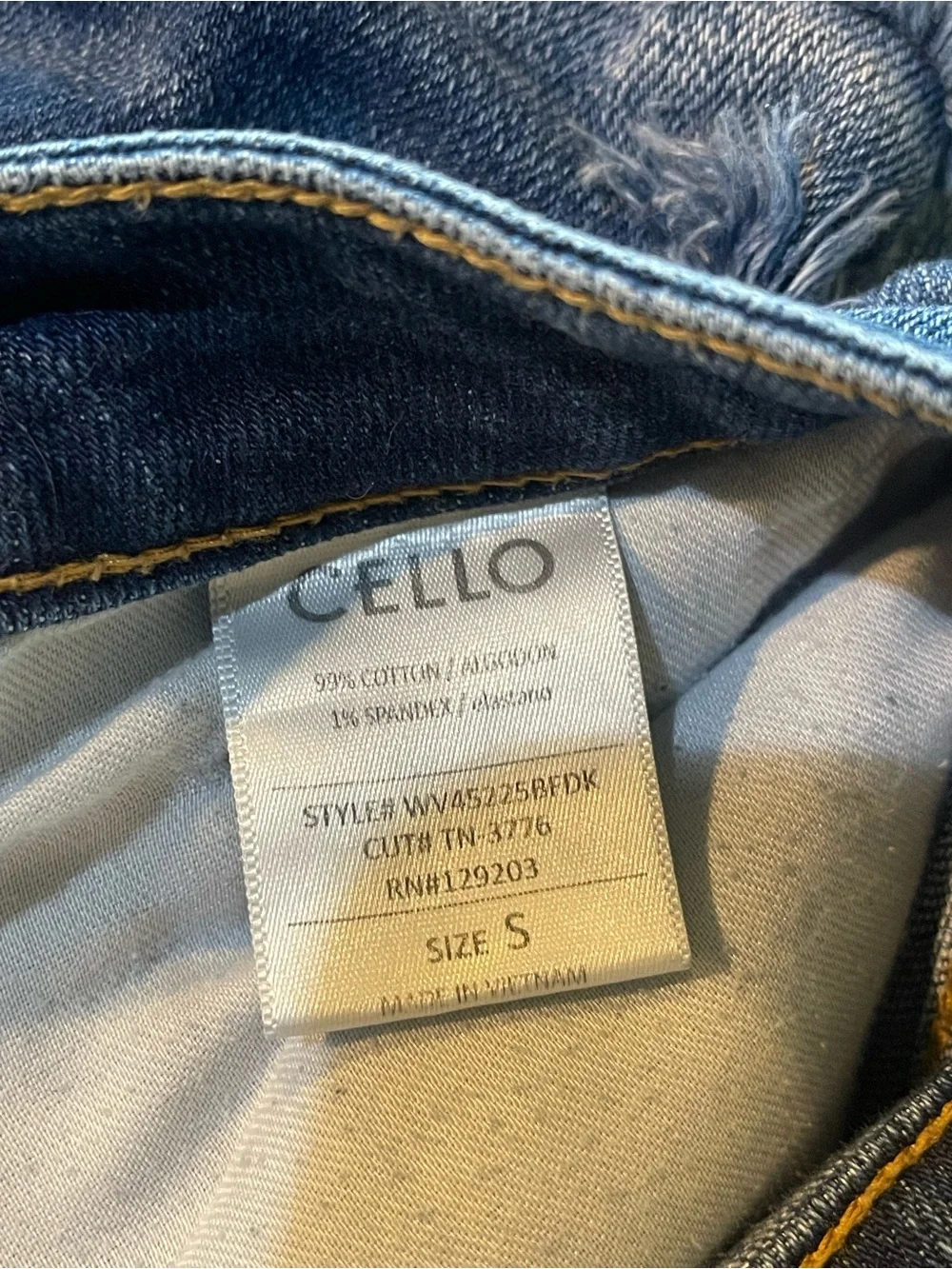Cello Distressed Denim Shorts